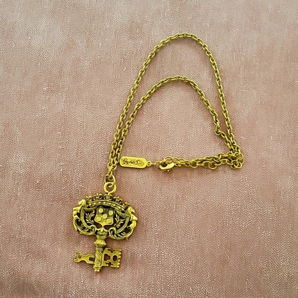 Elizabeth Cole Unique Key Necklace